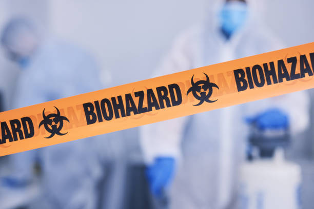 Professional Infectious Disease Decontamination technician working in Douglas, MI